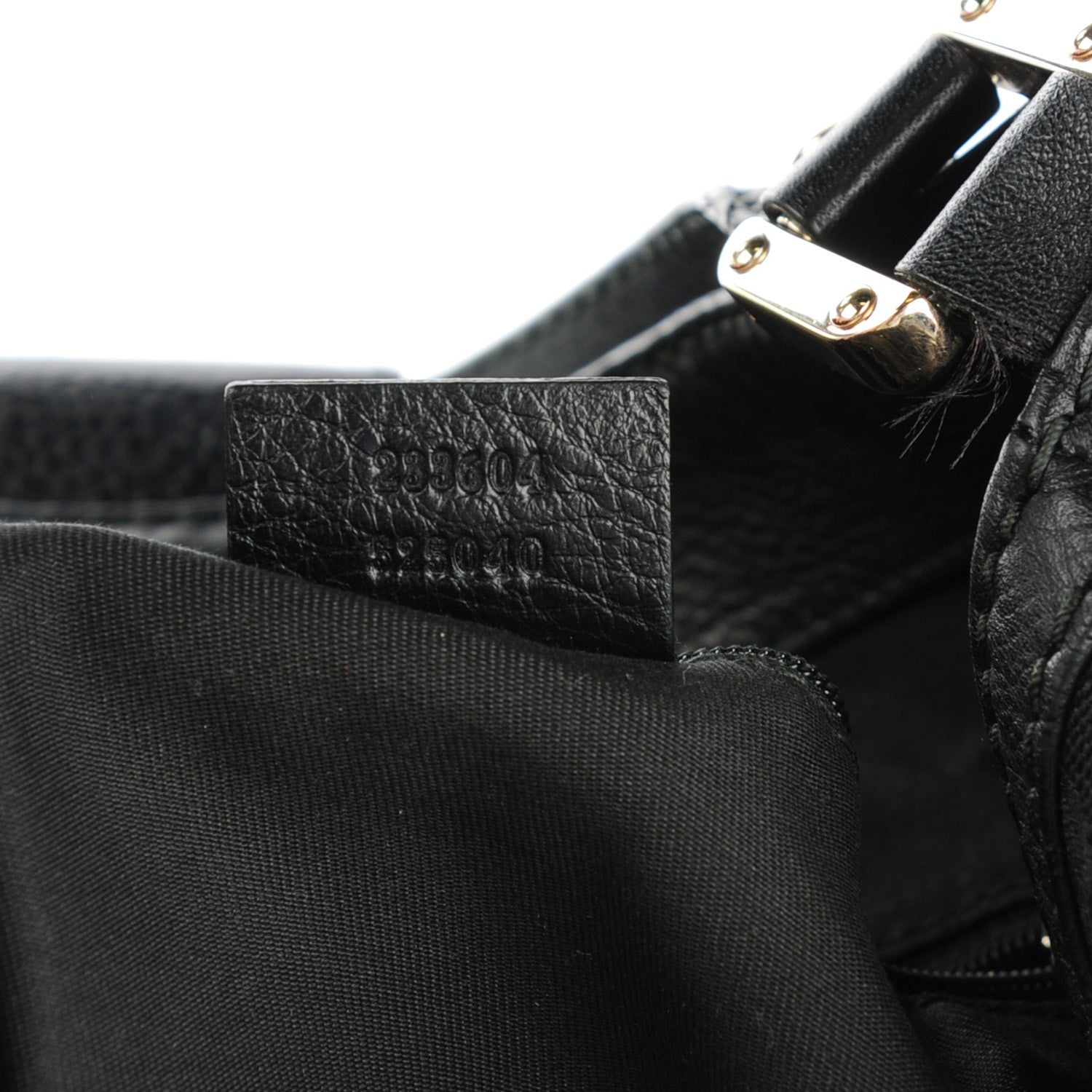 Gucci Monogram Large New Ladies Web Hobo Black 7 of 7
