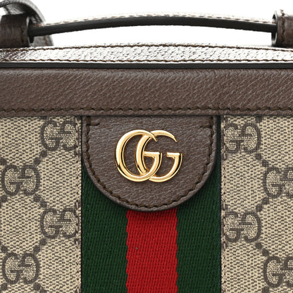 Gucci GG Supreme Monogram Mini Ophidia Top Handle Shoulder Bag Brown 7 of 10