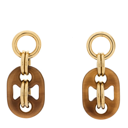 Hermes Permabrass Horn Small Eurydice Earrings 1 of 5