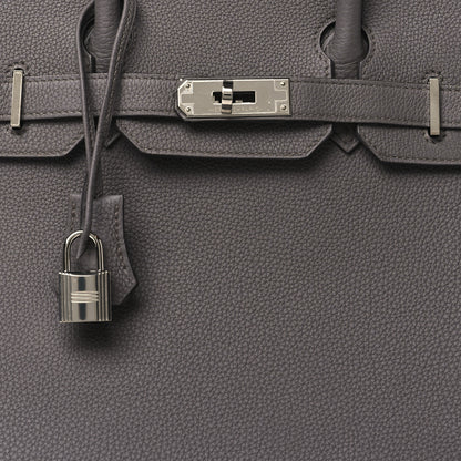 Hermes Togo Birkin 30 Etain 8 of 10