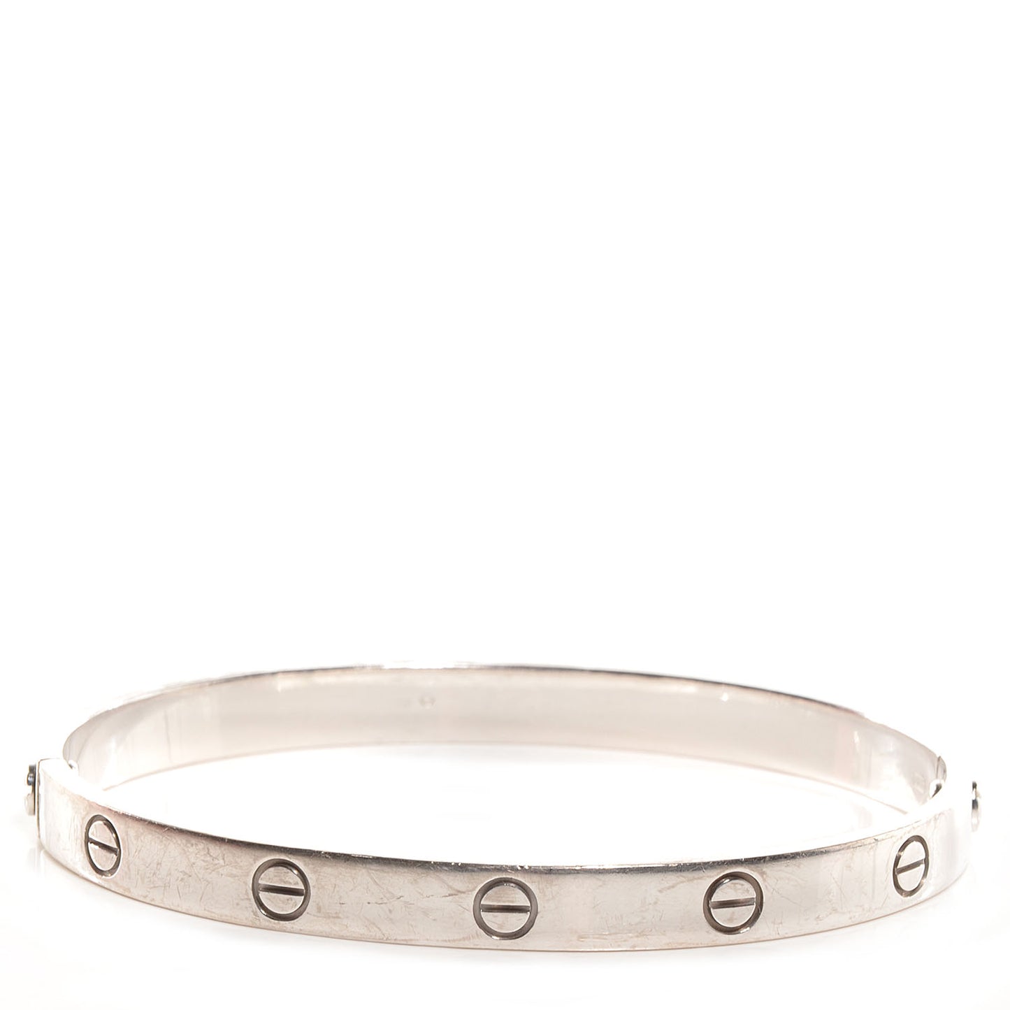 18K White Gold LOVE Bracelet 19