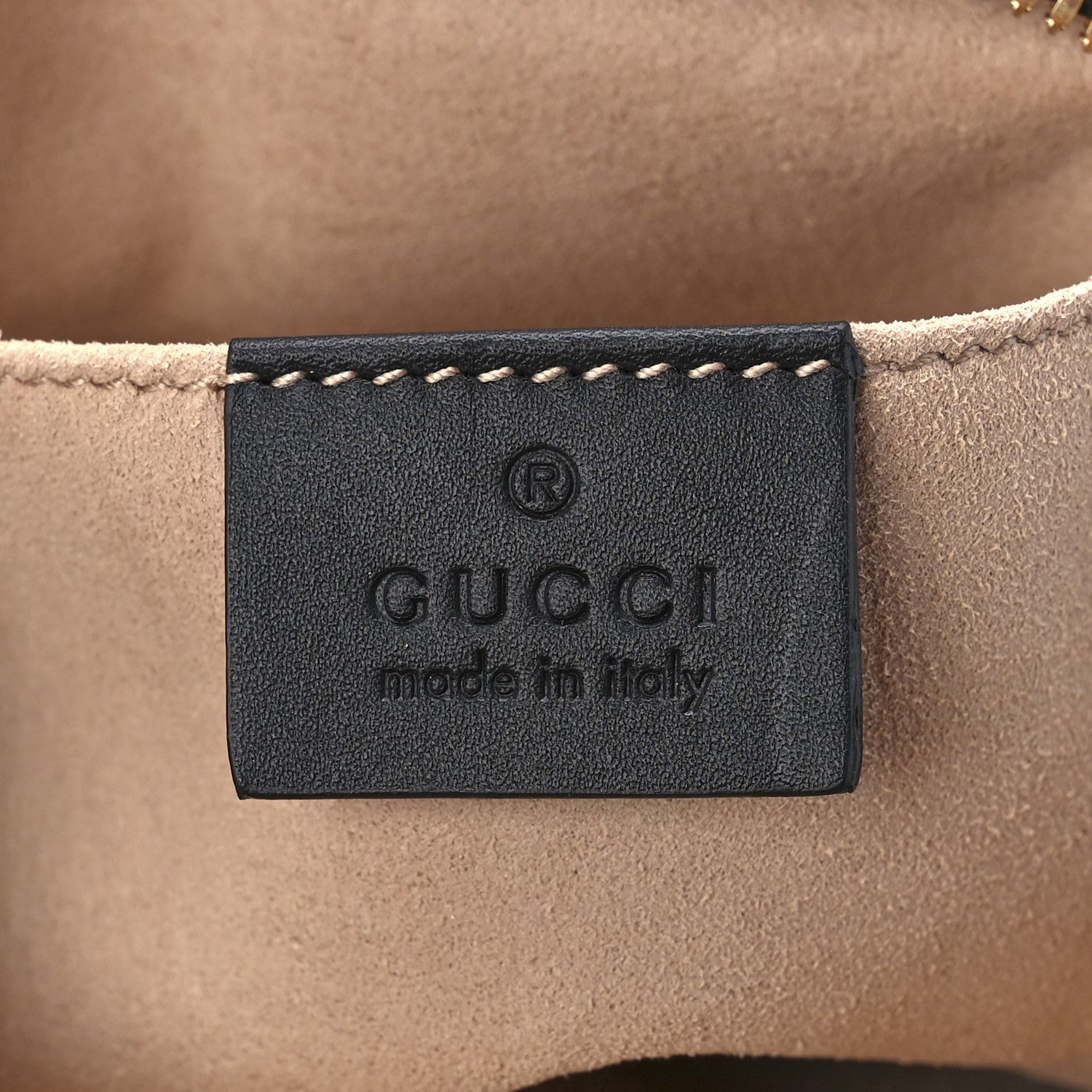 Gucci Suede Small Ophidia Belt Bag Hibiscus Red 6 of 11