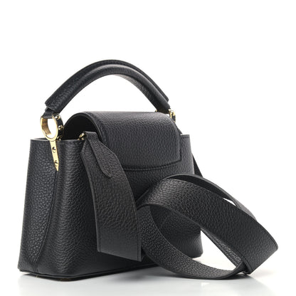 Louis Vuitton Taurillon Mini Capucines Black 2 of 7