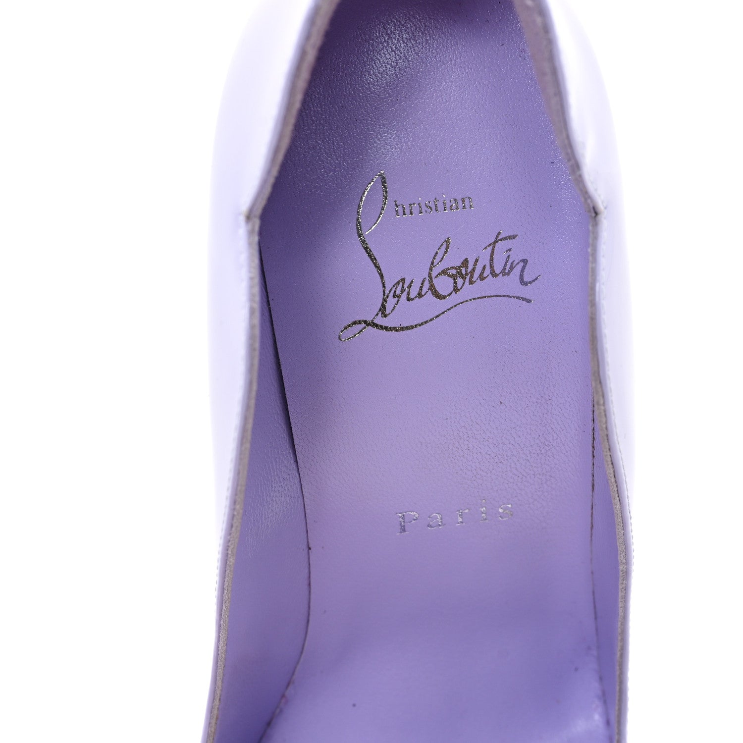 Christian Louboutin Patent Hot Chick 100 Pumps 36 Lilac Smoke 8 of 10