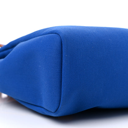 Hermes Military Toile Vache Hunter Herbag a Dos Zip Retourne Backpack Bleu France Fauve 9 of 12