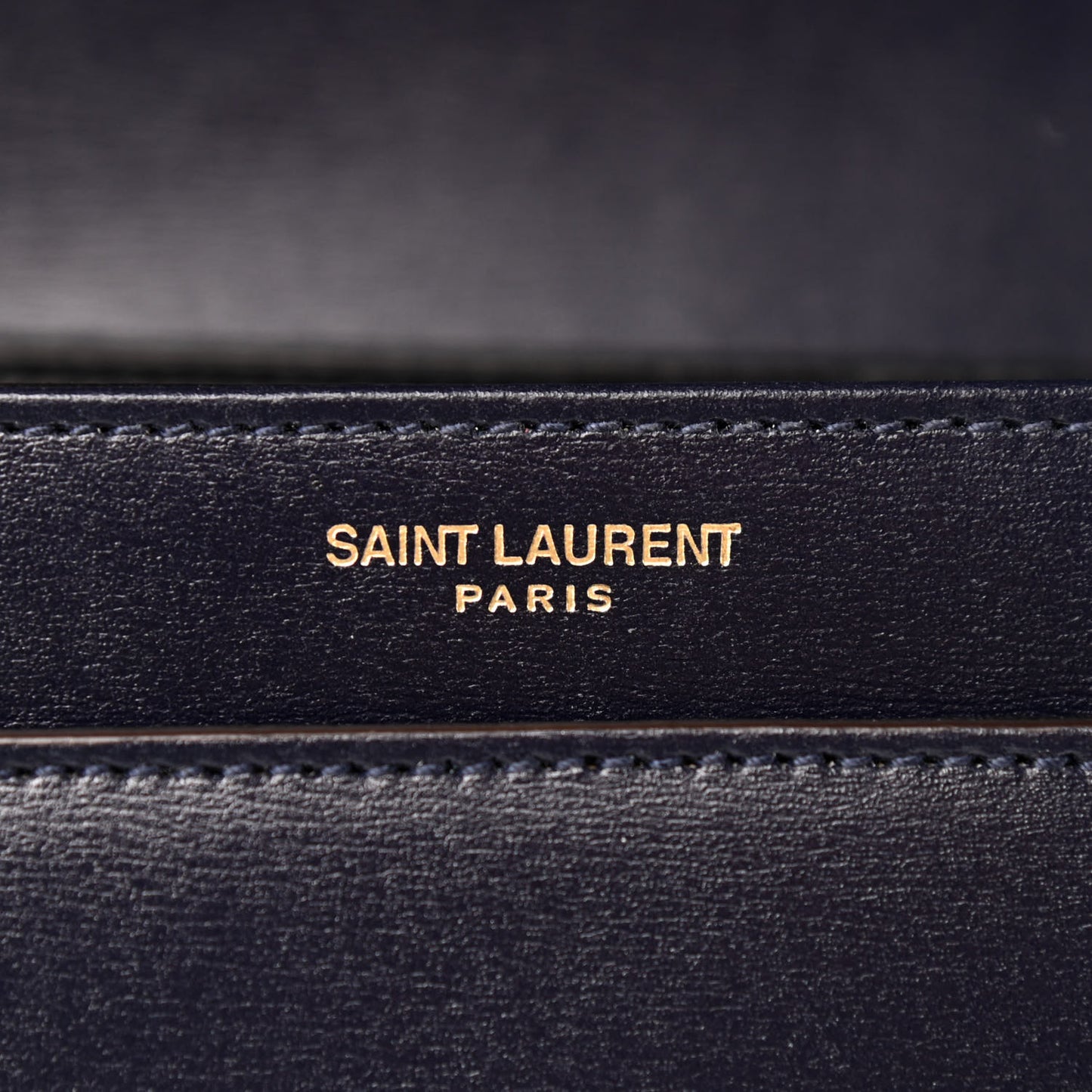 Calfskin Le 61 Shoulder Bag Navy