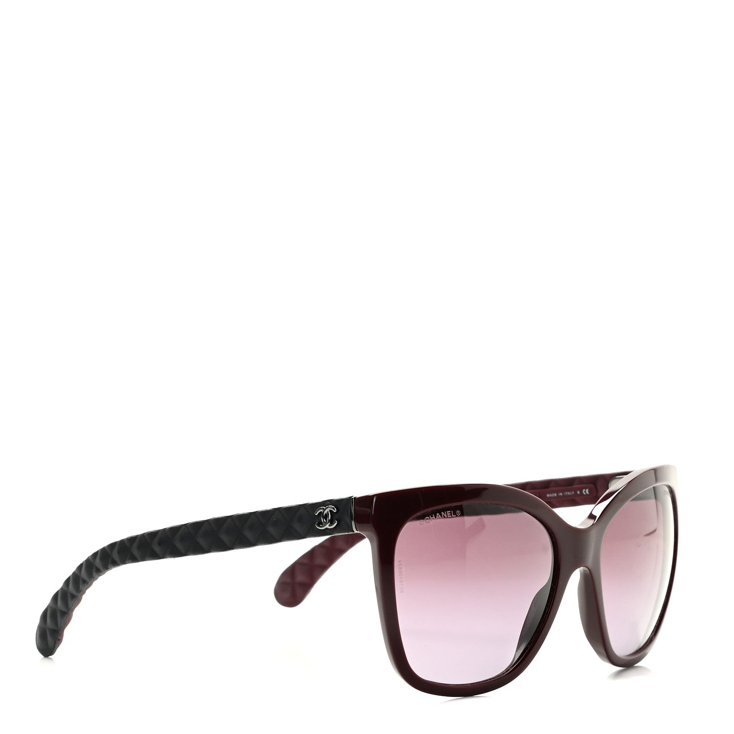 Chanel Quilted CC Sunglasses 5288-Q Burgundy 3 of 7