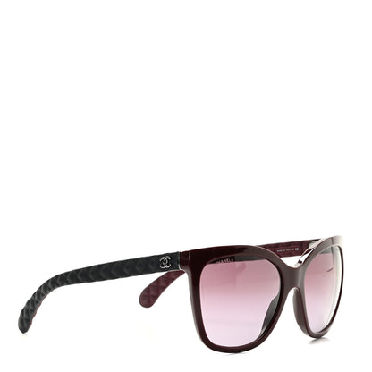 Chanel Quilted CC Sunglasses 5288-Q Burgundy 3 of 7
