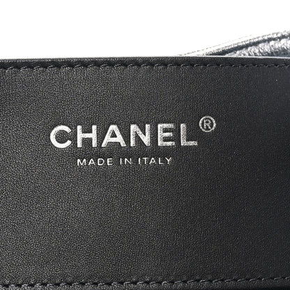 Chanel Metallic Caviar Quilted Small Chanel 25 Handbag Silver 6 of 10