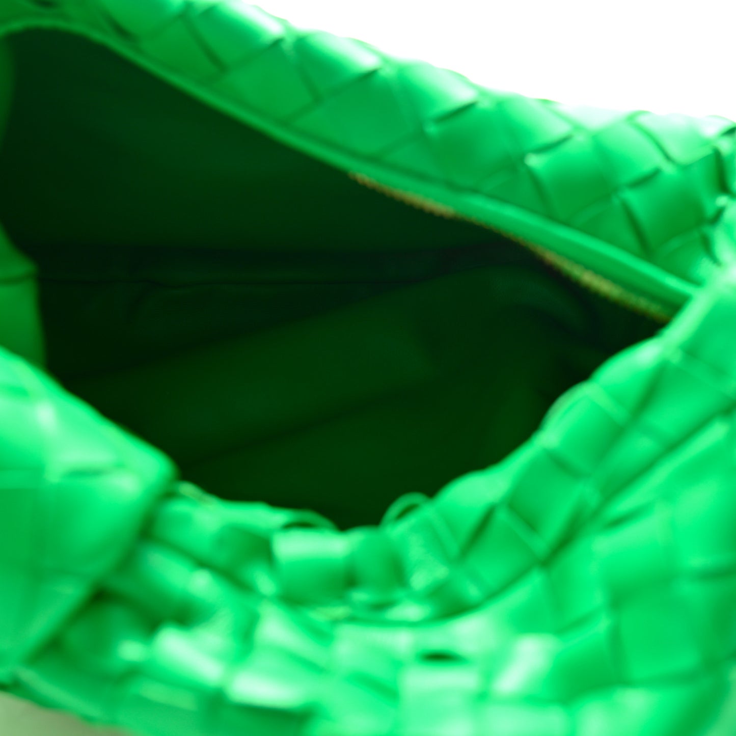 Nappa Intrecciato Teen Jodie Hobo Parakeet