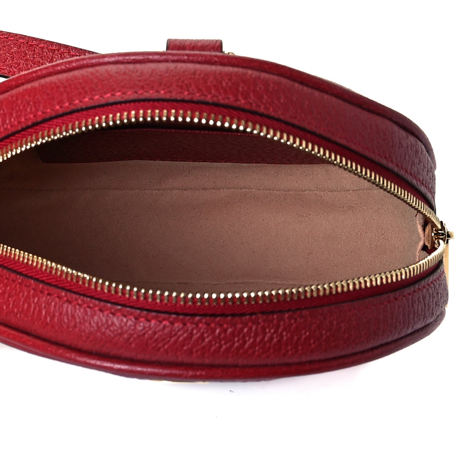 Gucci GG Supreme Monogram Web Flora Mini Ophidia Round Backpack Red 5 of 10