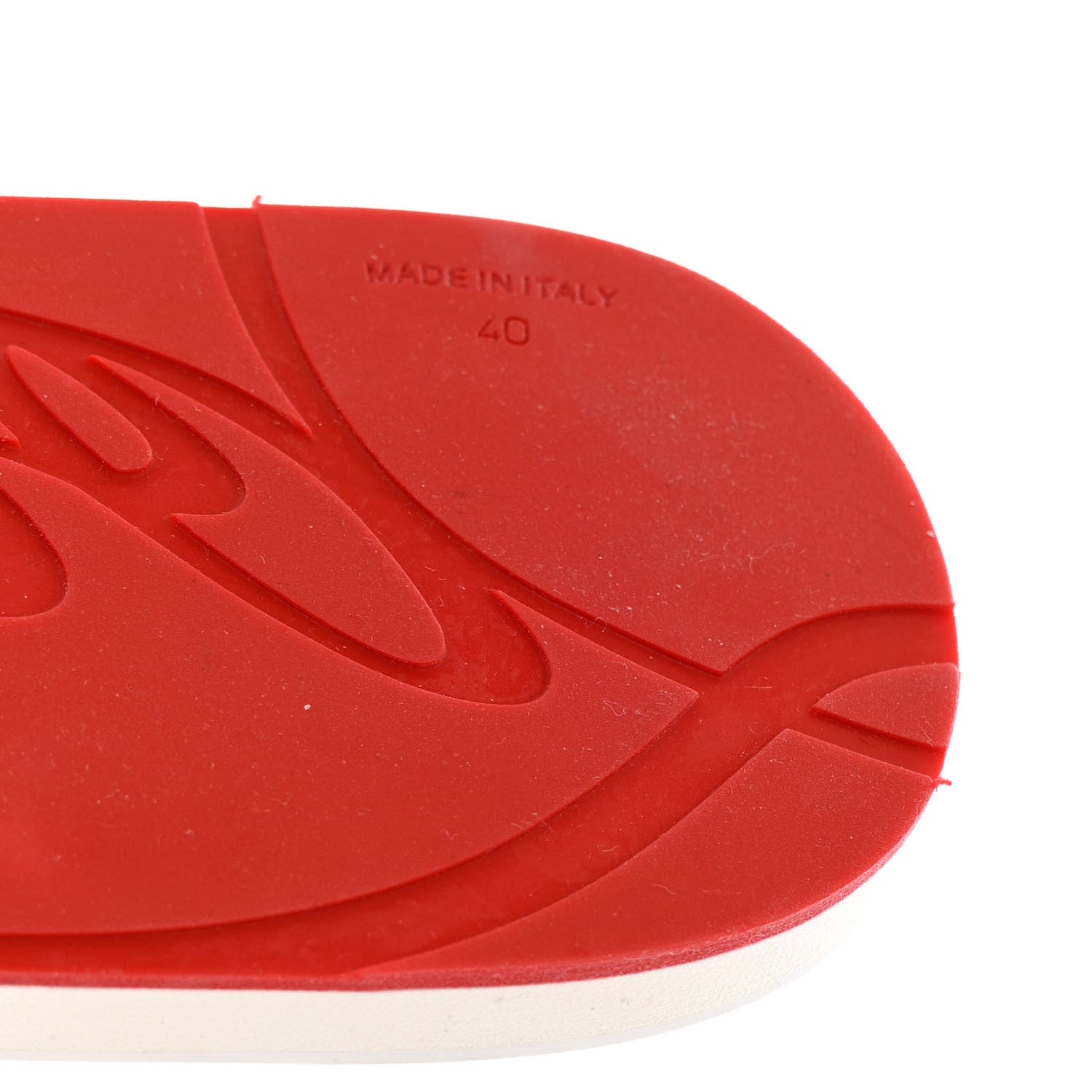 Christian Louboutin Rubber Spike Bengale Loubi Donna Flip Flop 40 White Multicolor 11 of 13