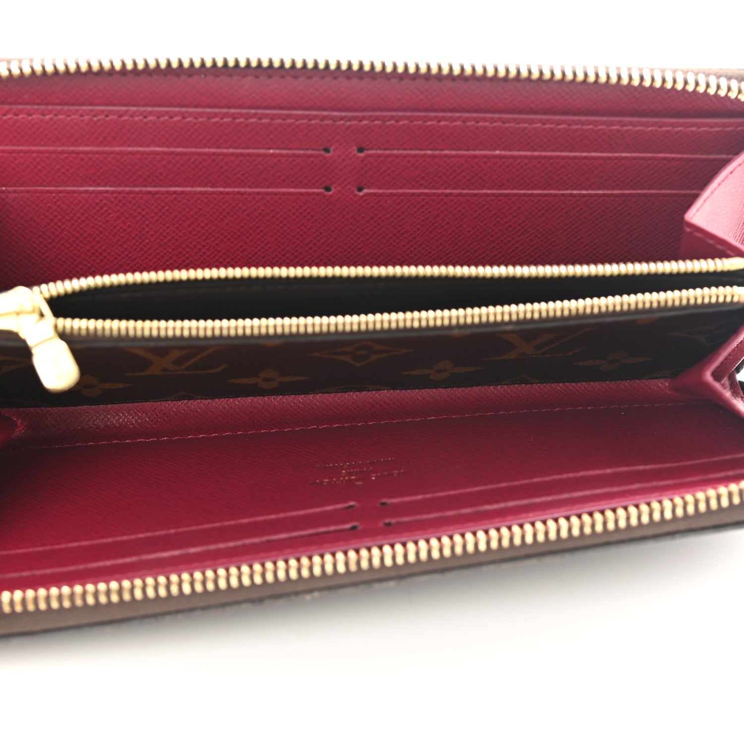 Louis Vuitton Monogram Clemence Wallet Fuchsia 5 of 8