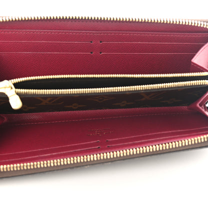 Louis Vuitton Monogram Clemence Wallet Fuchsia 5 of 8