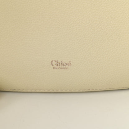 Chloe Smooth Grained Calfskin Small Aby Tote White 7 of 13