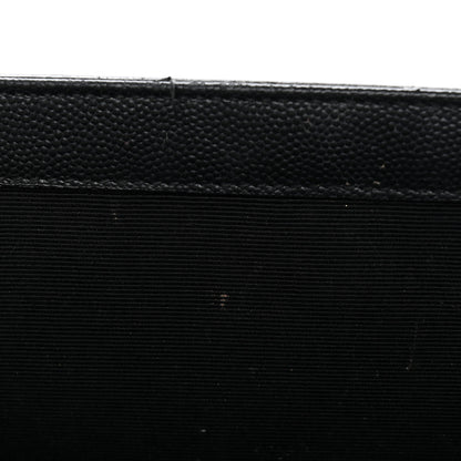 Saint Laurent Grain De Poudre Medium Classic Monogram Monochrome Kate Satchel Black 15 of 16