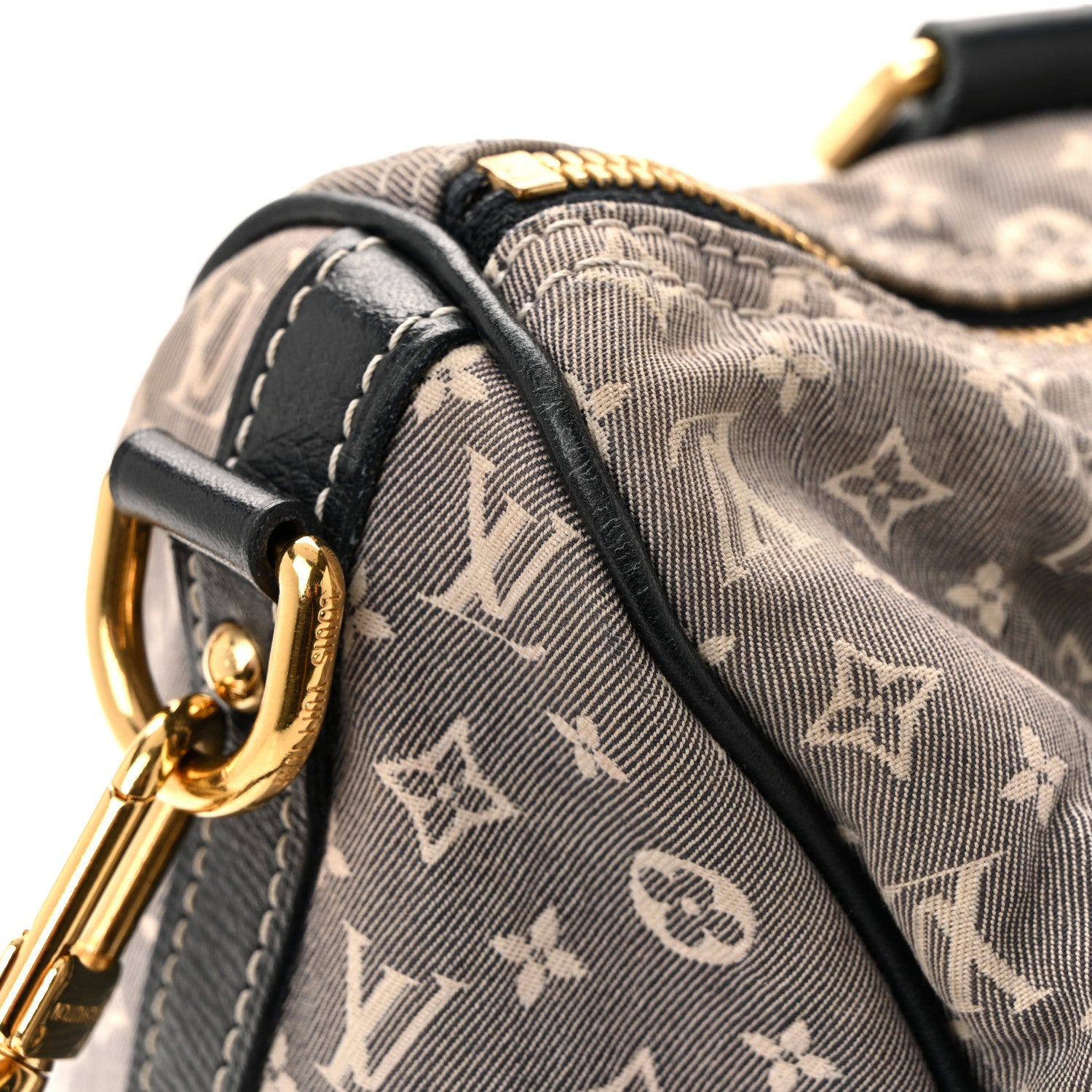 Louis Vuitton Mini Lin Speedy Bandouliere Blue 16 of 18