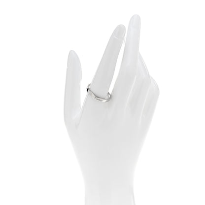 Cartier Platinum 3mm C De Cartier Wedding Band Ring 61 9.5 2 of 4