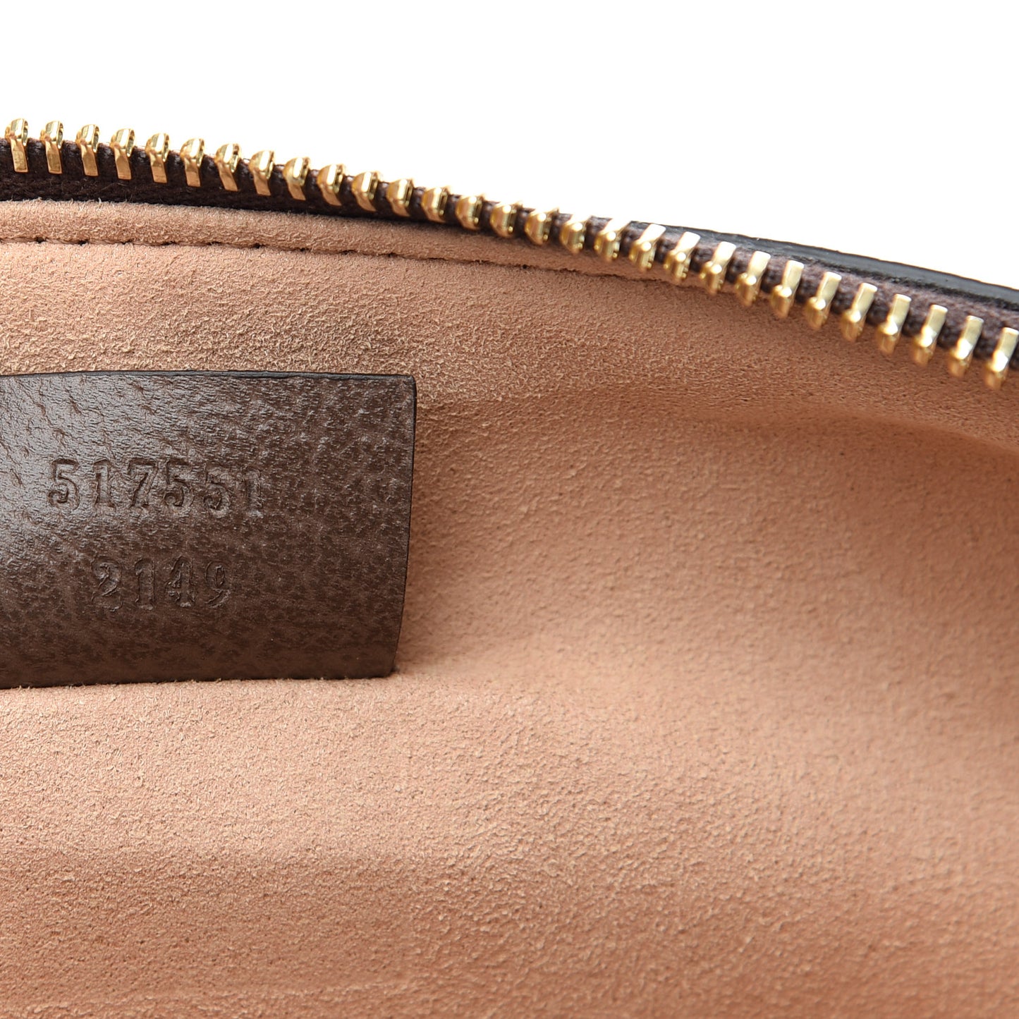 GG Supreme Monogram Large Ophidia Pouch Clutch Brown