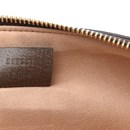 Gucci GG Supreme Monogram Large Ophidia Pouch Clutch Brown 7 of 8