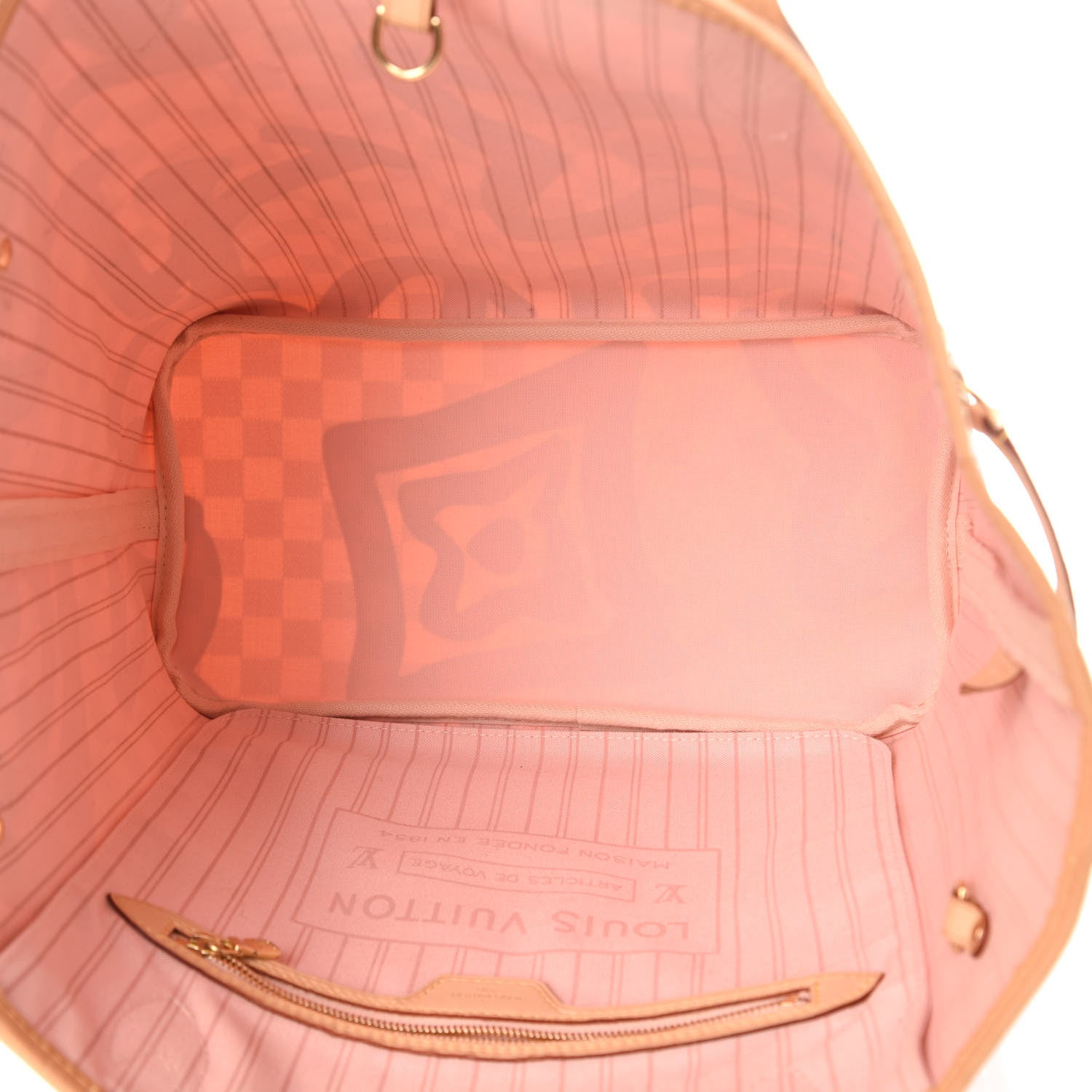 Louis Vuitton Damier Azur Tahitienne Neverfull MM 5 of 11