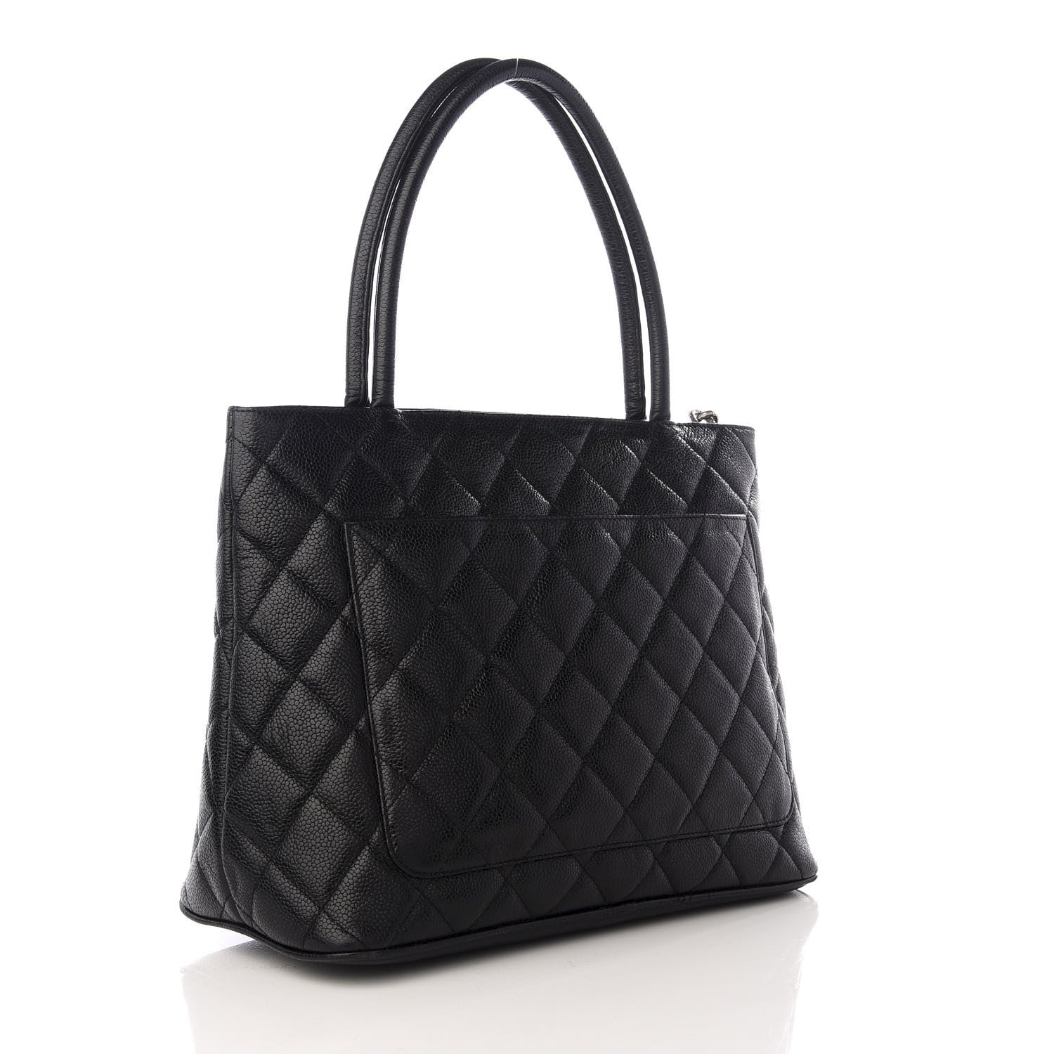 Chanel Caviar Quilted Medallion Tote Black 2 of 8