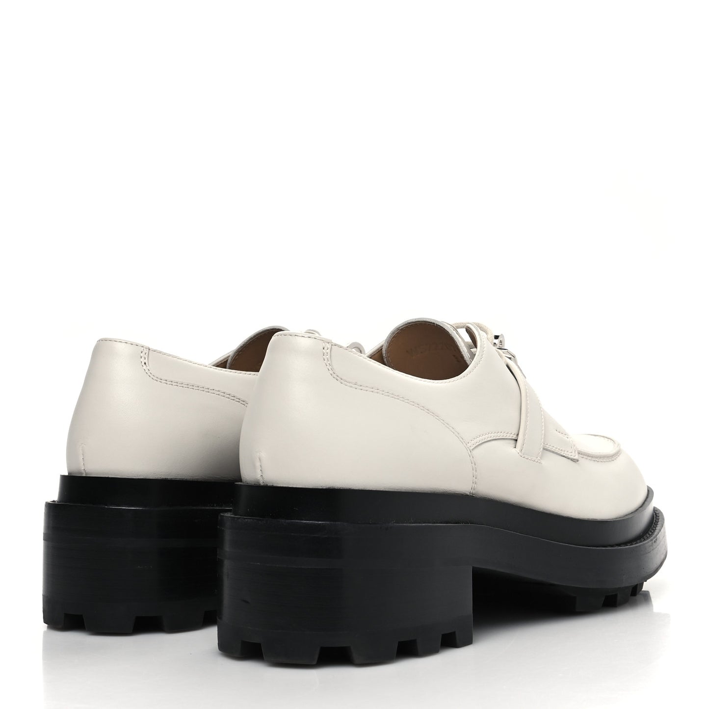 Glossed Calfskin First Derby 37 Beige Glaise