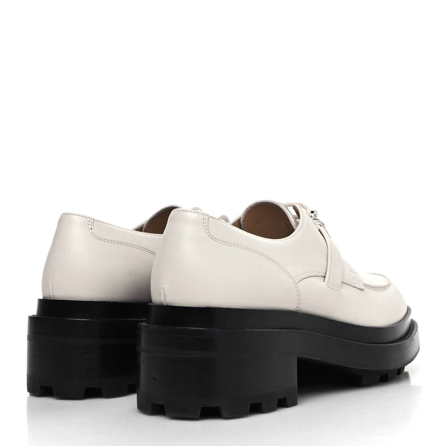 Hermes Glossed Calfskin First Derby 37 Beige Glaise 4 of 9