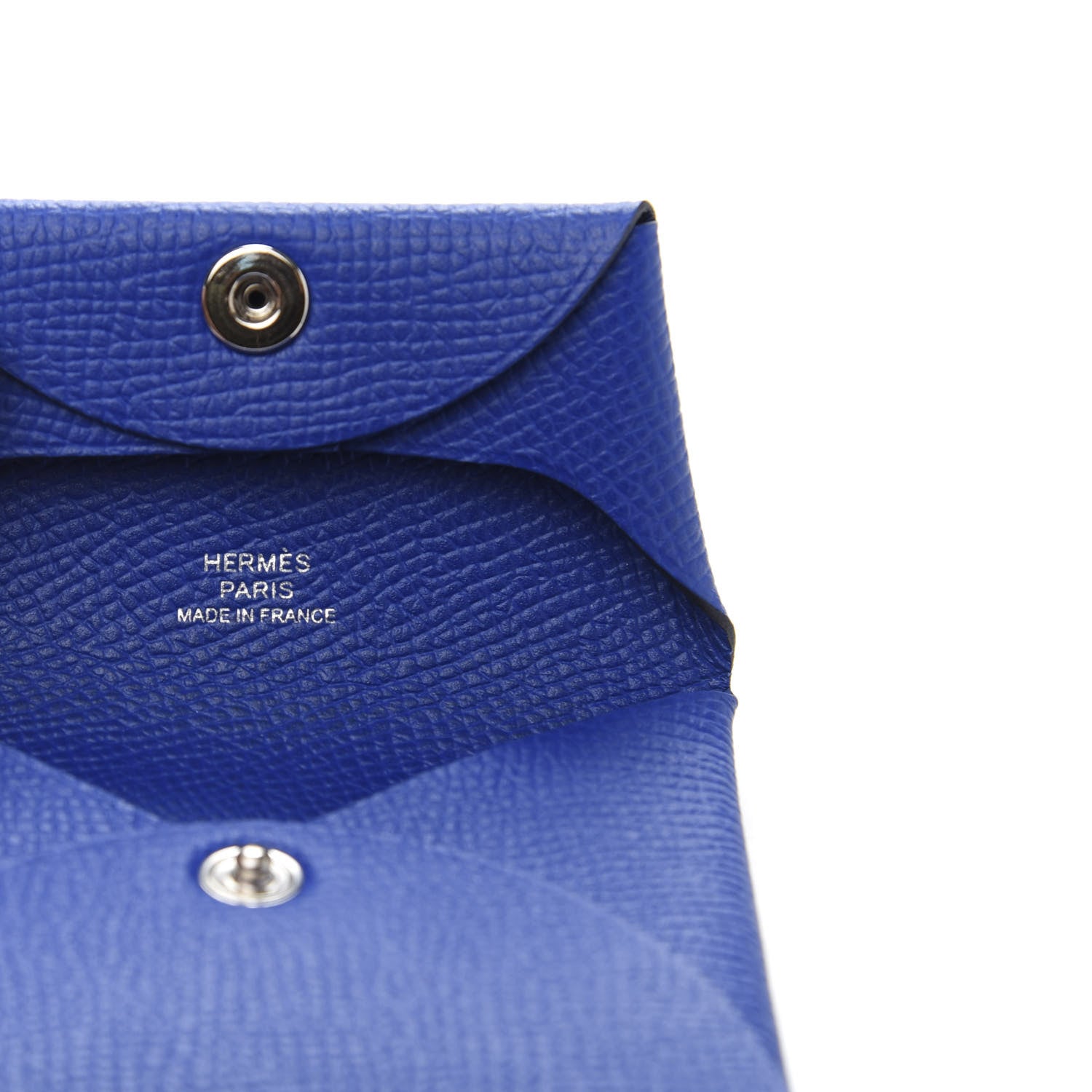 Hermes Epsom Bastia Coin Purse Bleu Electrique 5 of 9