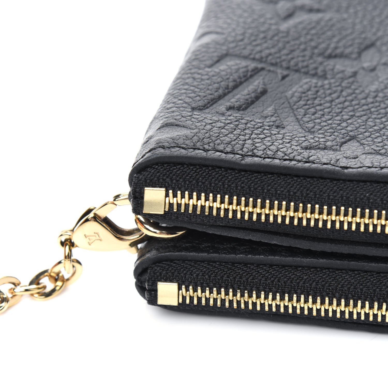 Louis Vuitton Empreinte Double Zip Pochette Black 15 of 17