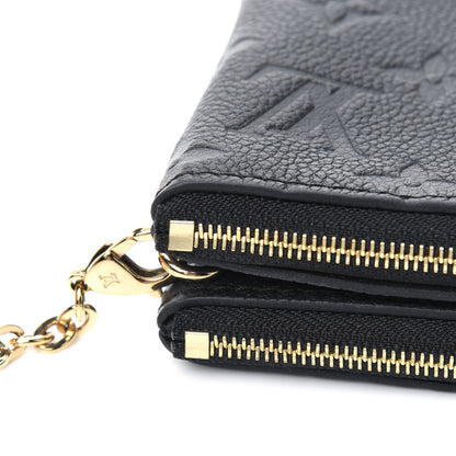 Louis Vuitton Empreinte Double Zip Pochette Black 15 of 17
