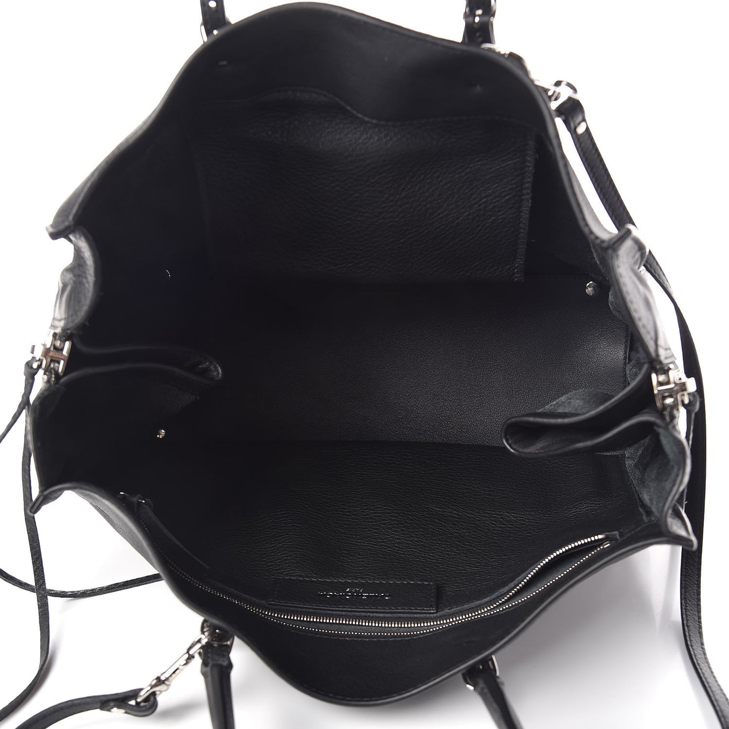 Veau Papier B4 Zip Around Tote Black