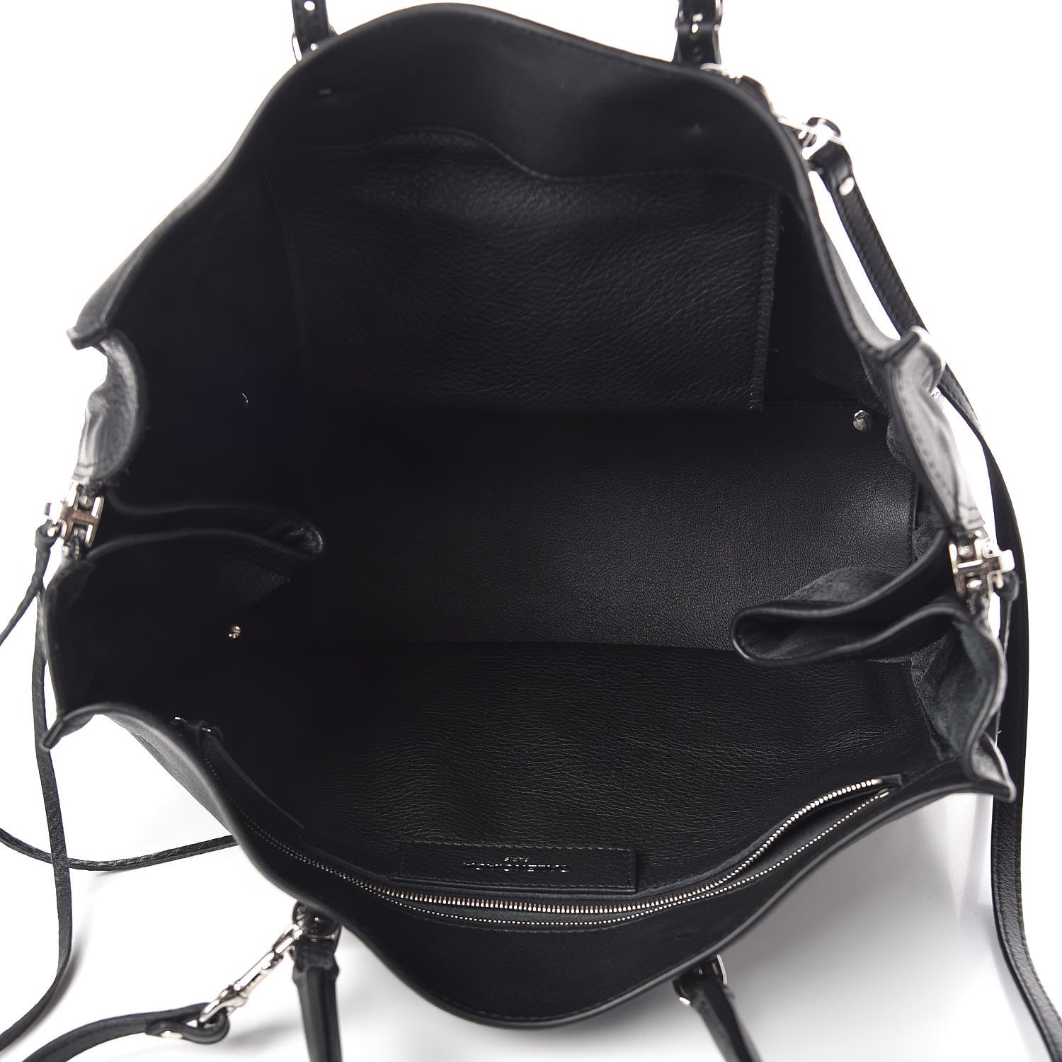 Balenciaga Veau Papier B4 Zip Around Tote Black 5 of 10