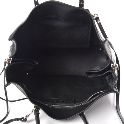 Balenciaga Veau Papier B4 Zip Around Tote Black 5 of 10