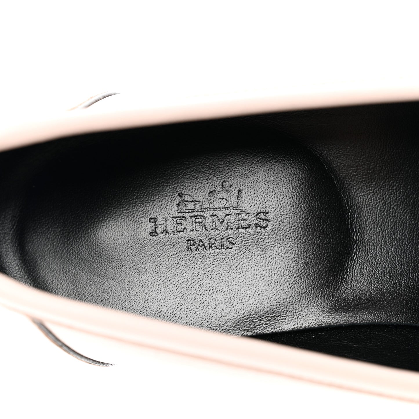 Calfskin Womens Paris Loafers 39.5 Rose Petale