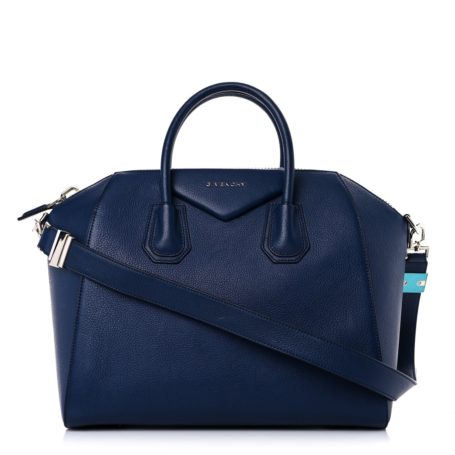 Givenchy Sugar Goatskin Medium Antigona Deep Blue 1 of 15