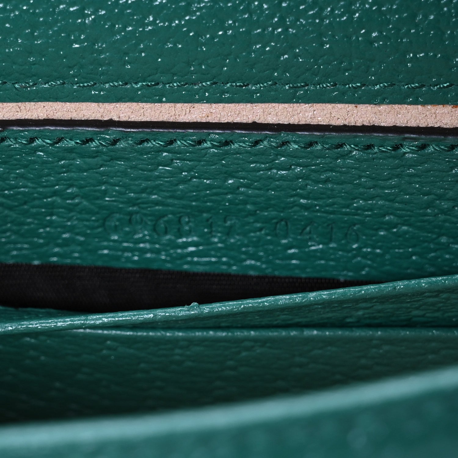 Gucci Textured Dollar Calfskin Mini Diana Chain Bag Emerald 7 of 11