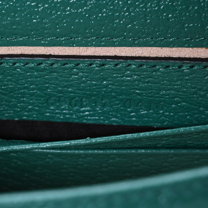 Gucci Textured Dollar Calfskin Mini Diana Chain Bag Emerald 7 of 11