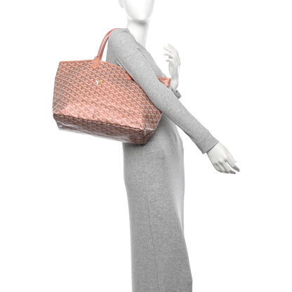 Goyard Iridescent Goyardine Saint Louis PM Pearly Coral 3 of 21
