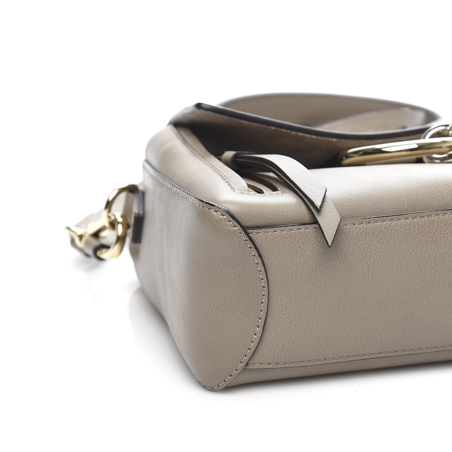 Chloe Calfskin Mini Faye Day Shoulder Bag Motty Grey 7 of 9