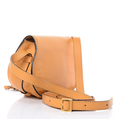 Chloe Calfskin Mini Marcie Round Crossbody Bag Burning Camel 3 of 8