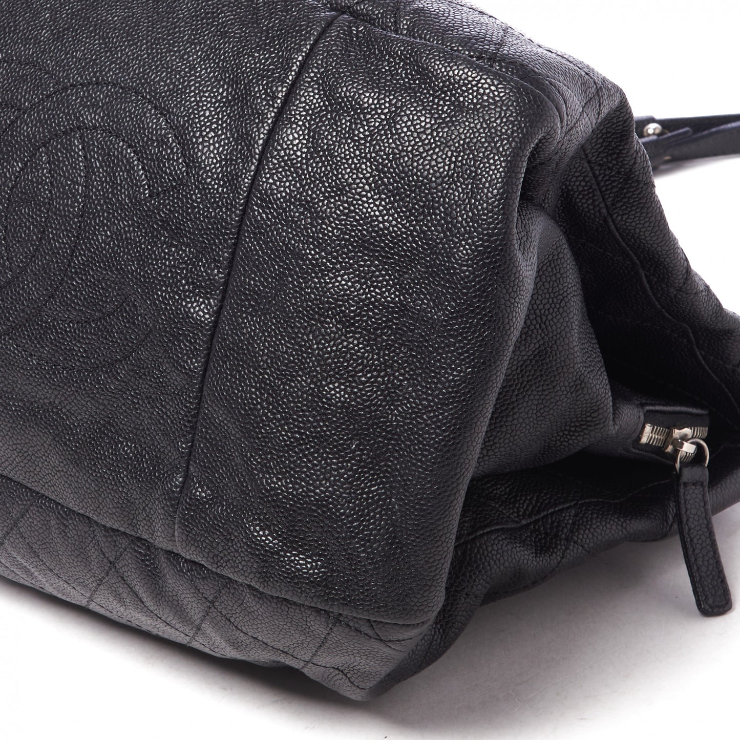 Caviar Quilted Simply CC Tote Black