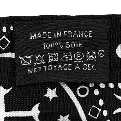 Hermes Silk Entre Ciel Et Mer Twilly Black White 4 of 5