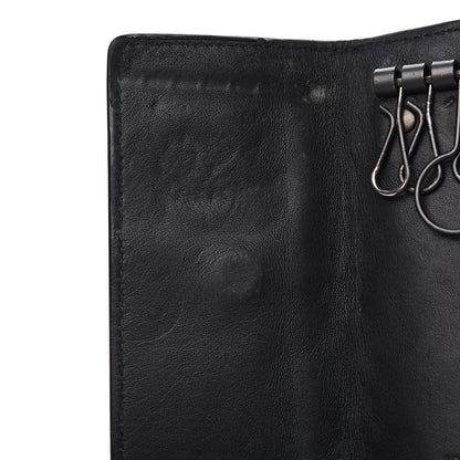 Bottega Veneta Nappa Intrecciato 6 Key Holder Black 6 of 7