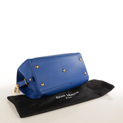 Saint Laurent Calfskin Medium Classic Y Cabas Royal Blue 4 of 8