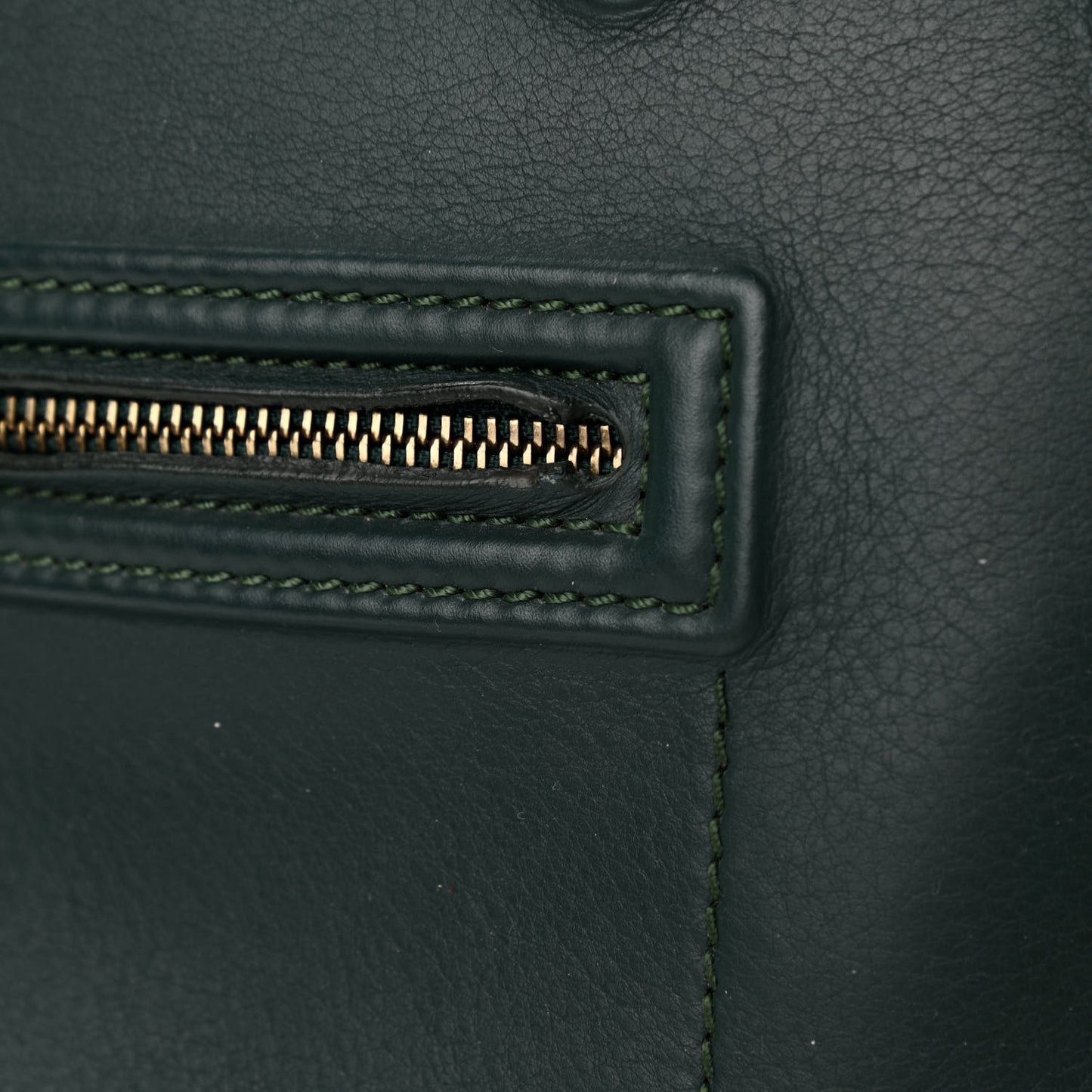 Smooth Calfskin Medium Phantom Luggage Bottle Green