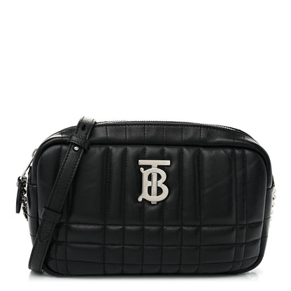 Burberry Calfskin Quilted Small Lola Camera Bag Black 1 of 11