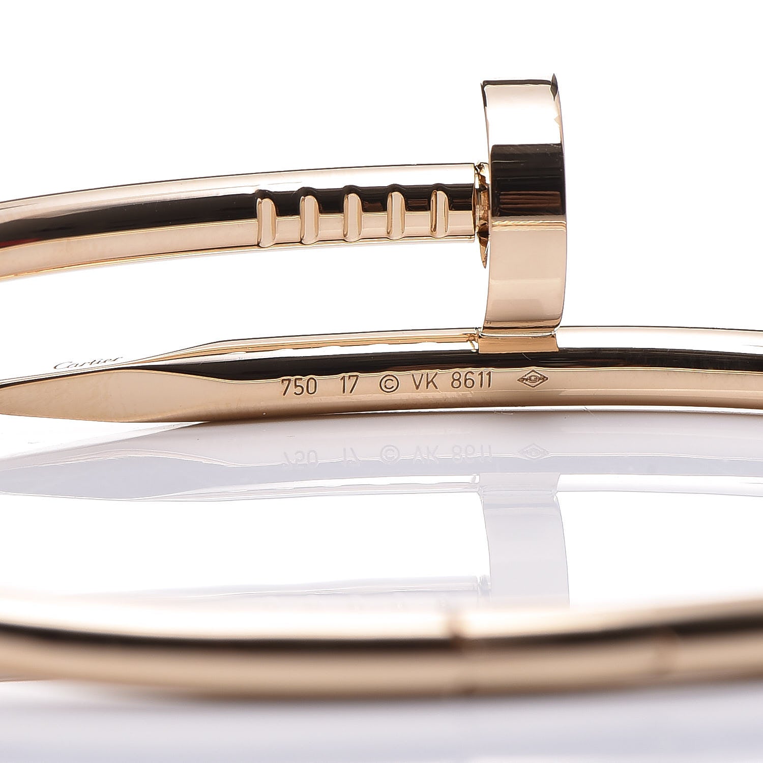 Cartier 18K Yellow Gold Juste Un Clou Bracelet 17 3 of 6