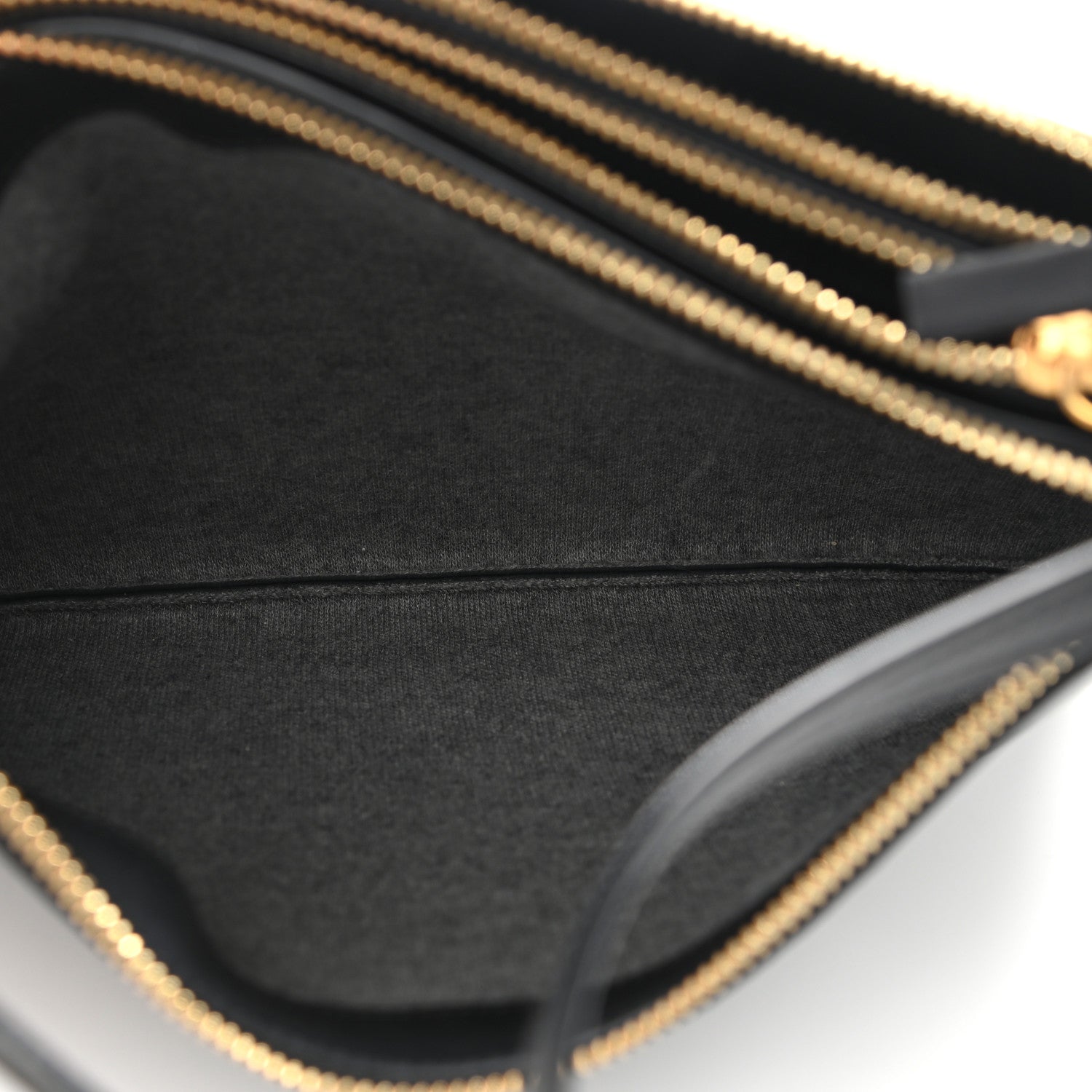Celine Lambskin Large Trio Crossbody Bag Black 7 of 11
