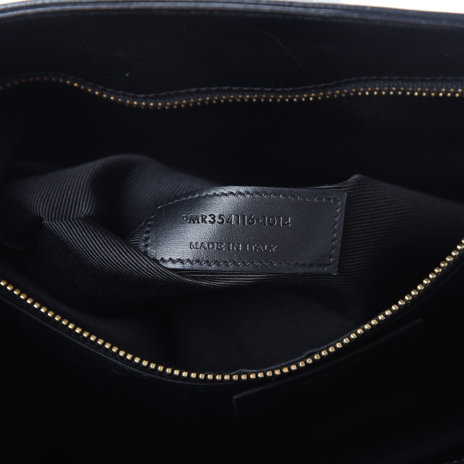 Saint Laurent Soft Calfskin Monogram Cassandre Shopper Black 6 of 19